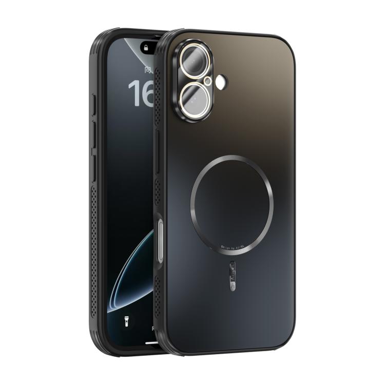 For iPhone 16 ABEEL Heat Dissipation Frosted MagSafe Phone Case with Lens Film(Black)
For iPhone 16 ABEEL Heat Dissipation Frosted MagSafe Phone Case with Lens Film(Black)