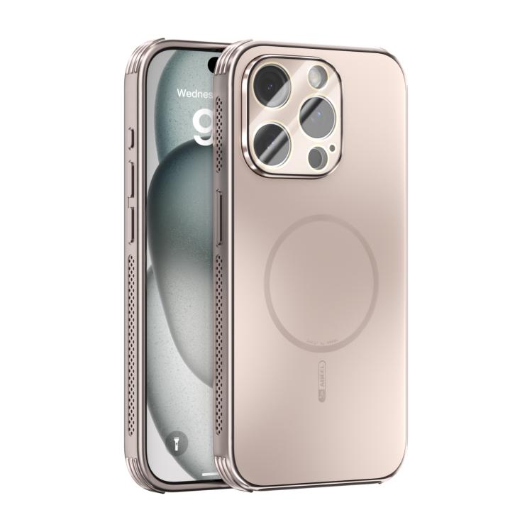 For iPhone 14 Pro ABEEL Heat Dissipation Frosted MagSafe Phone Case with Lens Film(Rose Gold)
For iPhone 14 Pro ABEEL Heat Dissipation Frosted MagSafe Phone Case with Lens Film(Rose Gold)
