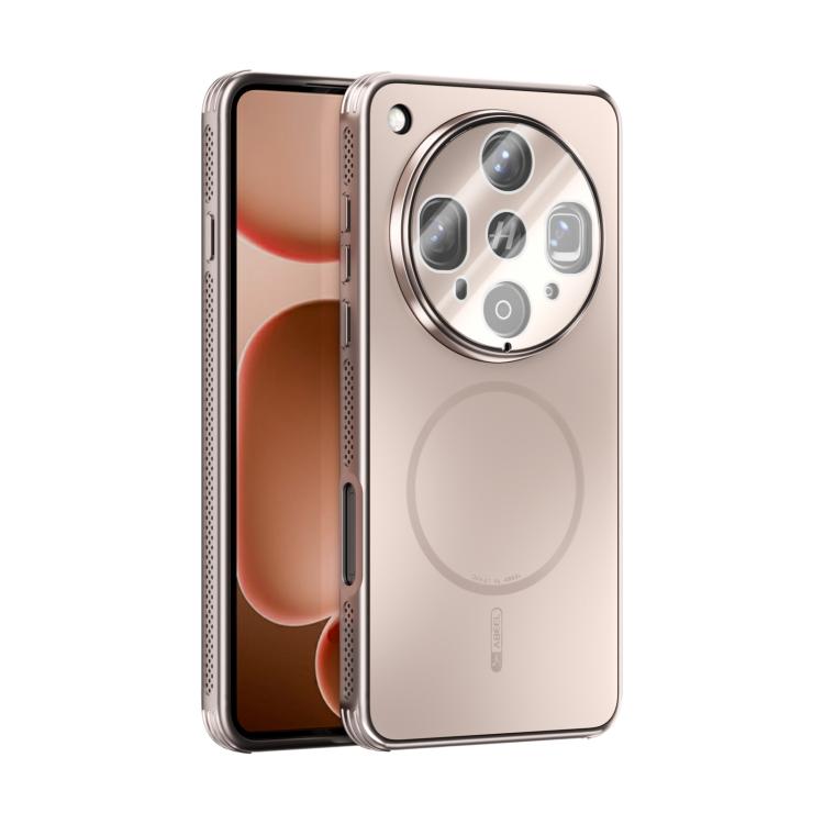 For OPPO Find X8 Ultra ABEEL Heat Dissipation Frosted MagSafe Phone Case with Lens Film(Rose Gold)
For OPPO Find X8 Ultra ABEEL Heat Dissipation Frosted MagSafe Phone Case with Lens Film(Rose Gold)