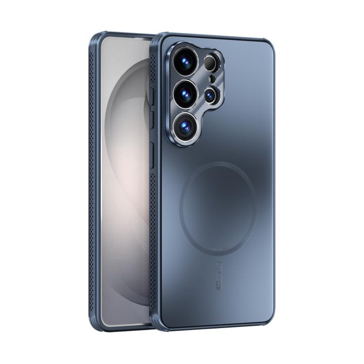 For Samsung Galaxy S26 Ultra 5G ABEEL Heat Dissipation Frosted MagSafe Phone Case with Lens Film(Dark Blue)
For Samsung Galaxy S26 Ultra 5G ABEEL Heat Dissipation Frosted MagSafe Phone Case with Lens Film(Dark Blue)