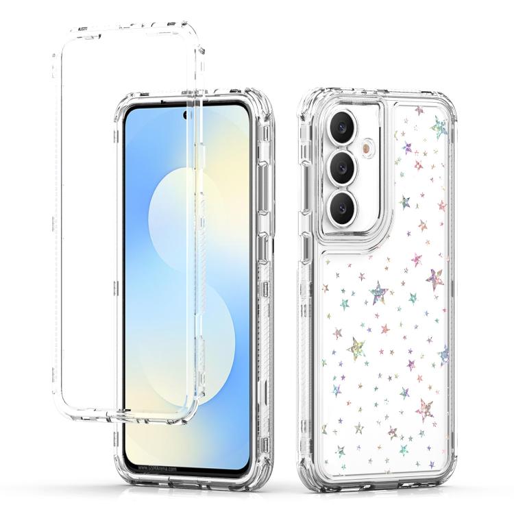 For Samsung Galaxy S25 FE 5G Transparent Acrylic Laser Paper Phone Case(Stars) 
For Samsung Galaxy S25 FE 5G Transparent Acrylic Laser Paper Phone Case(Stars)