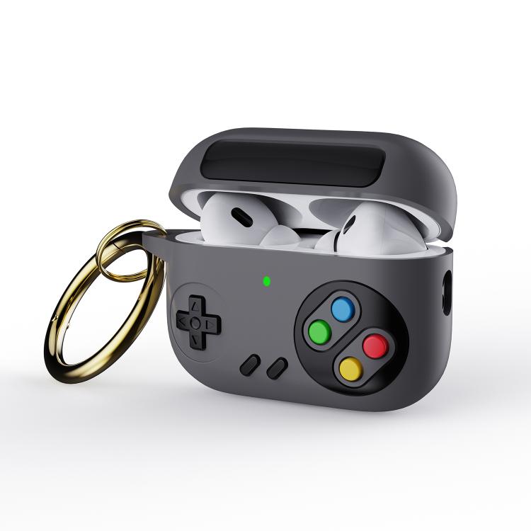 For AirPods Pro 2 Retro Game Console Style Earphone Silicone Protective Case(Grey)
For AirPods Pro 2 Retro Game Console Style Earphone Silicone Protective Case(Grey)