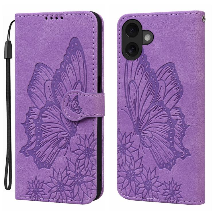 For iPhone 17 Retro Skin Feel Butterflies Embossing Horizontal Flip Leather Phone Case(Purple)
For iPhone 17 Retro Skin Feel Butterflies Embossing Horizontal Flip Leather Phone Case(Purple)