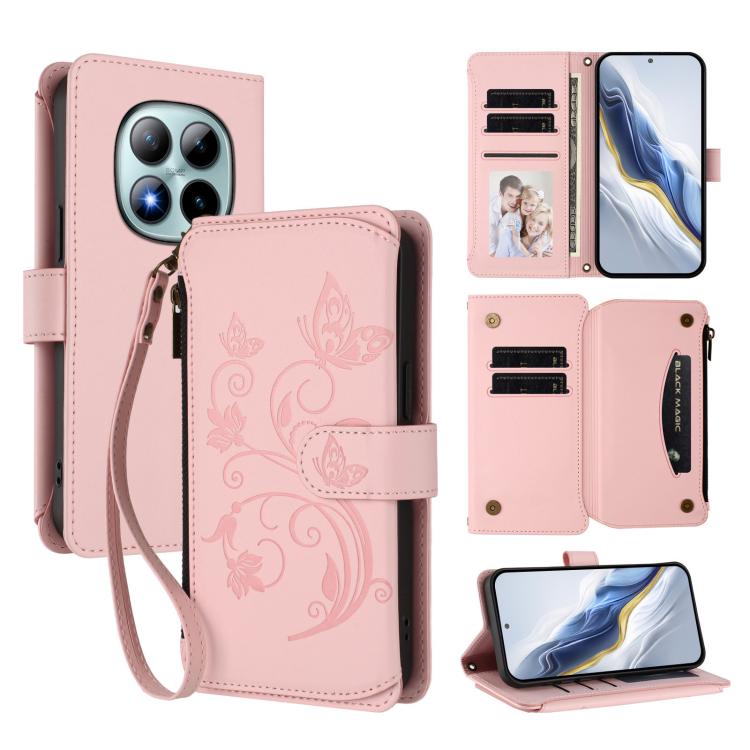 For Redmi Note 15 Pro+ 5G 163.3mm Butterfly Love Flower Multi-card Zipper Wallet Leather Phone Case(Pink)
For Redmi Note 15 Pro+ 5G 163.3mm Butterfly Love Flower Multi-card Zipper Wallet Leather Phone Case(Pink)
