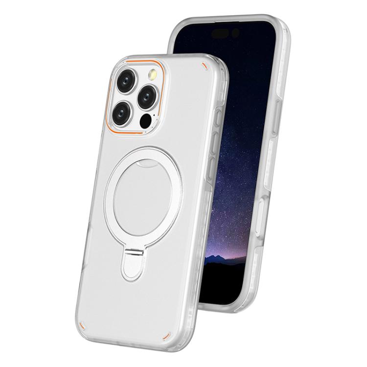 For iPhone 16 Pro Max Colorful 2 in 1 MagSafe Ring Holder Phone Case(Transparent)
For iPhone 16 Pro Max Colorful 2 in 1 MagSafe Ring Holder Phone Case(Transparent)