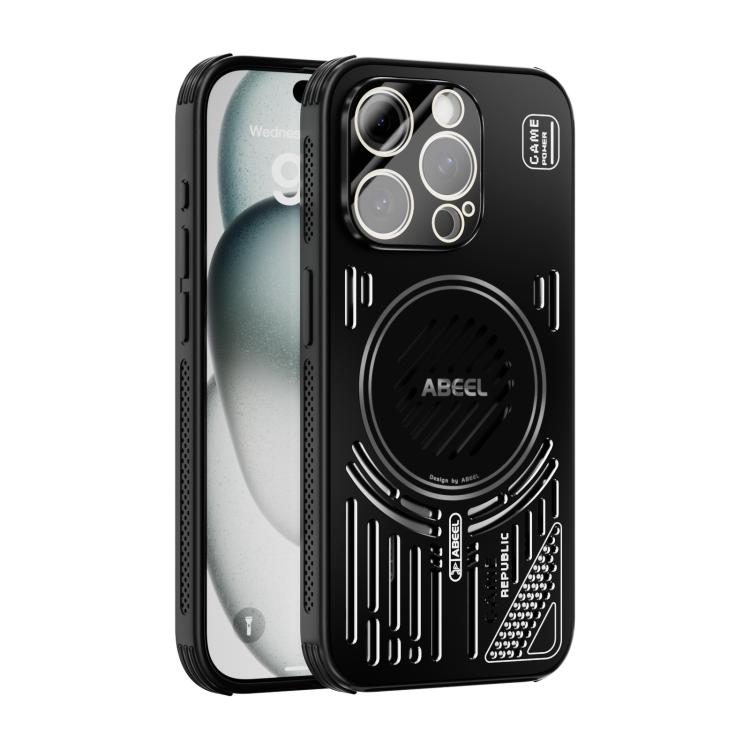 For iPhone 13 Pro ABEEL Ice Fox Series Magsafe Heat Sink Cooling Phone Case(Black)
For iPhone 13 Pro ABEEL Ice Fox Series Magsafe Heat Sink Cooling Phone Case(Black)