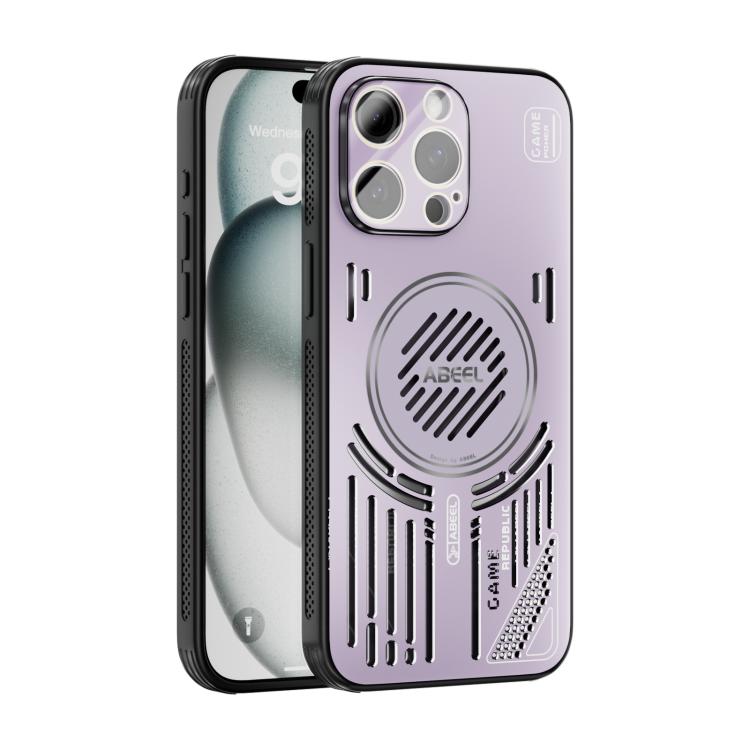 For iPhone 15 Pro ABEEL Ice Fox Series Magsafe Heat Sink Cooling Phone Case(Pink Purple) 
For iPhone 15 Pro ABEEL Ice Fox Series Magsafe Heat Sink Cooling Phone Case(Pink Purple)