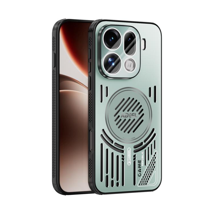 For OPPO Find X9 Pro ABEEL Ice Fox Series Magsafe Heat Sink Cooling Phone Case(Light Green)
For OPPO Find X9 Pro ABEEL Ice Fox Series Magsafe Heat Sink Cooling Phone Case(Light Green)