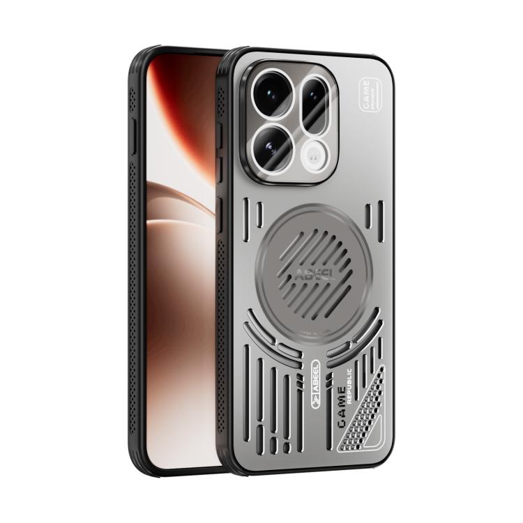 For OPPO Find X9 ABEEL Ice Fox Series Magsafe Heat Sink Cooling Phone Case(Titanium Gray)
For OPPO Find X9 ABEEL Ice Fox Series Magsafe Heat Sink Cooling Phone Case(Titanium Gray)