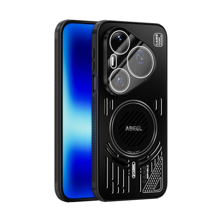 For Huawei Pura 90 Pro Max 5G ABEEL Ice Fox Series Magsafe Heat Sink Cooling Phone Case(Black)
For Huawei Pura 90 Pro Max 5G ABEEL Ice Fox Series Magsafe Heat Sink Cooling Phone Case(Black)