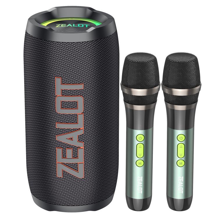 Zealot S76 50W Portable Outdoor RGB Bluetooth Speaker, Type:with 2pcs Microphones(Black)
Zealot S76 50W Portable Outdoor RGB Bluetooth Speaker, Type:with 2pcs Microphones(Black)