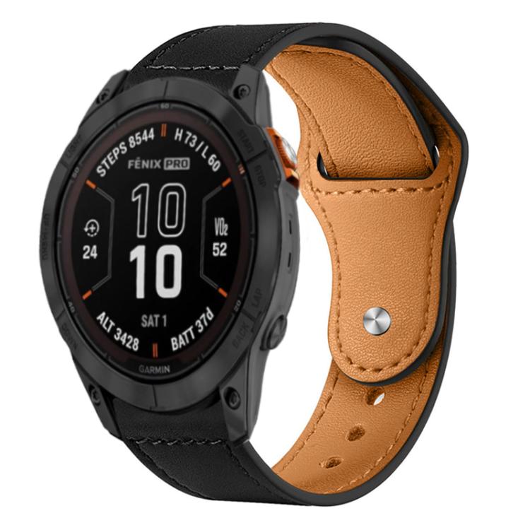 For Garmin Fenix 8/7X/6X/5X 26mm xDfind Rivet Buckle Genuine Leather Watch Band(Black)
For Garmin Fenix 8/7X/6X/5X 26mm xDfind Rivet Buckle Genuine Leather Watch Band(Black)