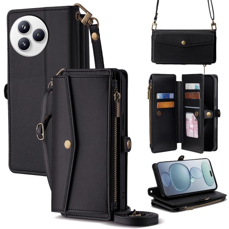 For Xiaomi Civi 5 Pro 5G Zipper Wallet Side Buckle Crossbody Lanyard Leather Phone Case(Black)
For Xiaomi Civi 5 Pro 5G Zipper Wallet Side Buckle Crossbody Lanyard Leather Phone Case(Black)
