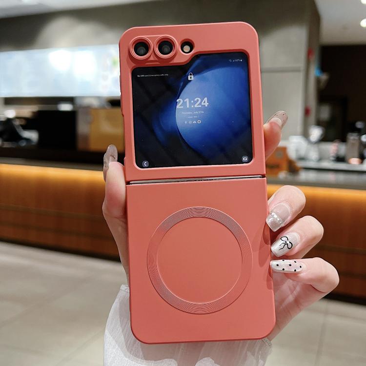 For Samsung Galaxy Z Flip6 5G Solid Color Liquid Silicone MagSafe Magnetic Phone Case(Camellia Red)
For Samsung Galaxy Z Flip6 5G Solid Color Liquid Silicone MagSafe Magnetic Phone Case(Camellia Red)