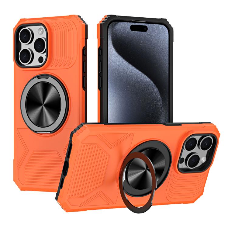 For iPhone 14 Pro Max Alloy Rotating Holder MagSafe Shockproof Phone Case(Orange)
For iPhone 14 Pro Max Alloy Rotating Holder MagSafe Shockproof Phone Case(Orange)