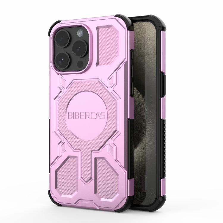 For iPhone 15 Pro Max BIBERCAS Real Color Series MagSafe Shockproof Phone Case(Pink)
For iPhone 15 Pro Max BIBERCAS Real Color Series MagSafe Shockproof Phone Case(Pink)