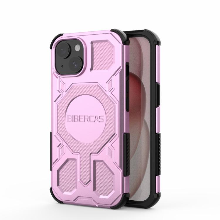 For iPhone 15 BIBERCAS Real Color Series MagSafe Shockproof Phone Case(Pink)
For iPhone 15 BIBERCAS Real Color Series MagSafe Shockproof Phone Case(Pink)