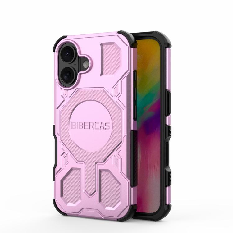 For iPhone 16 BIBERCAS Real Color Series MagSafe Shockproof Phone Case(Pink)
For iPhone 16 BIBERCAS Real Color Series MagSafe Shockproof Phone Case(Pink)