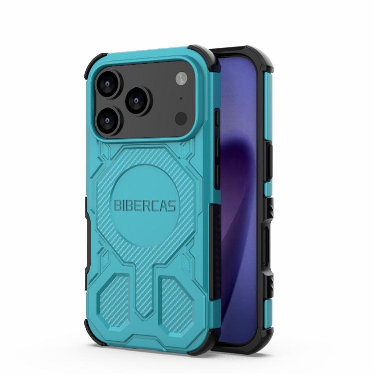 For iPhone 17 Pro BIBERCAS Real Color Series MagSafe Shockproof Phone Case(Green)
For iPhone 17 Pro BIBERCAS Real Color Series MagSafe Shockproof Phone Case(Green)