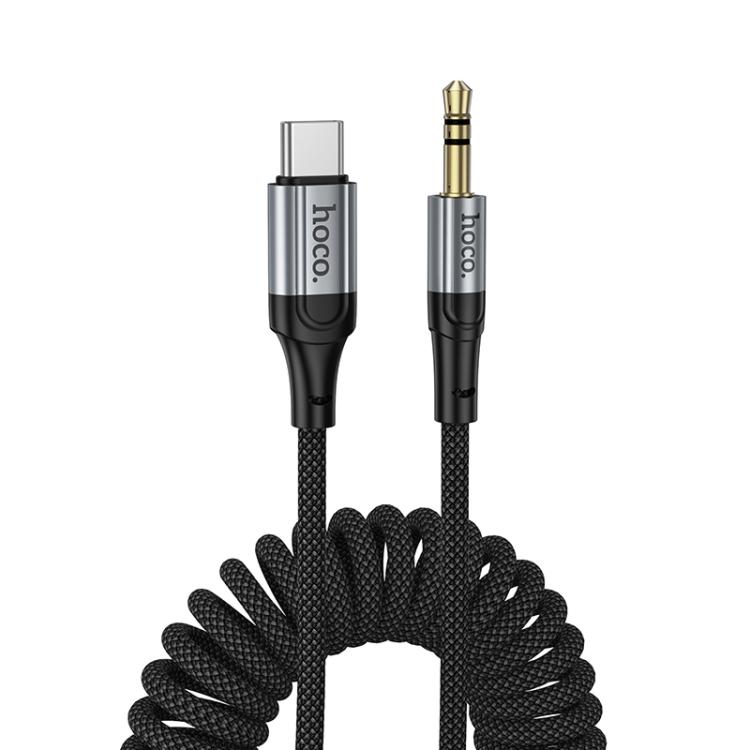 hoco UPA33B Nuevo Type-C to 3.5mm Spring Digital Audio Conversion Cable, Length: 1.5m(Black)
hoco UPA33B Nuevo Type-C to 3.5mm Spring Digital Audio Conversion Cable, Length: 1.5m(Black)