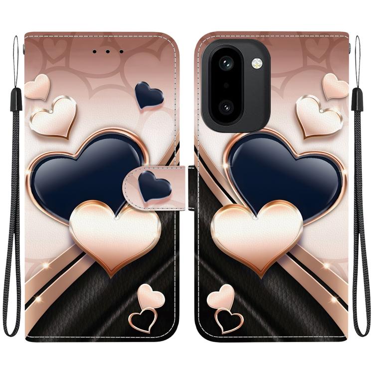 For OnePlus 15R / Ace 6 / Ace 6T Crystal Texture Colored Drawing Leather Phone Case(Love Heart)
For OnePlus 15R / Ace 6 / Ace 6T Crystal Texture Colored Drawing Leather Phone Case(Love Heart)