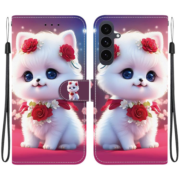 For Samsung Galaxy S25 FE 5G Crystal Texture Colored Drawing Leather Phone Case(Rose Cat)
For Samsung Galaxy S25 FE 5G Crystal Texture Colored Drawing Leather Phone Case(Rose Cat)