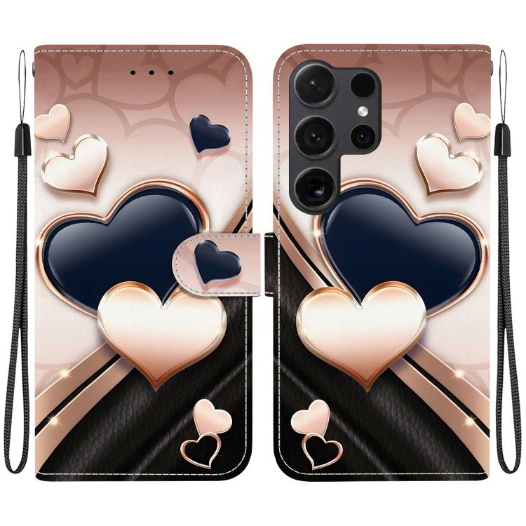 For Samsung Galaxy S22 Ultra 5G Crystal Texture Colored Drawing Leather Phone Case(Love Heart)
For Samsung Galaxy S22 Ultra 5G Crystal Texture Colored Drawing Leather Phone Case(Love Heart)