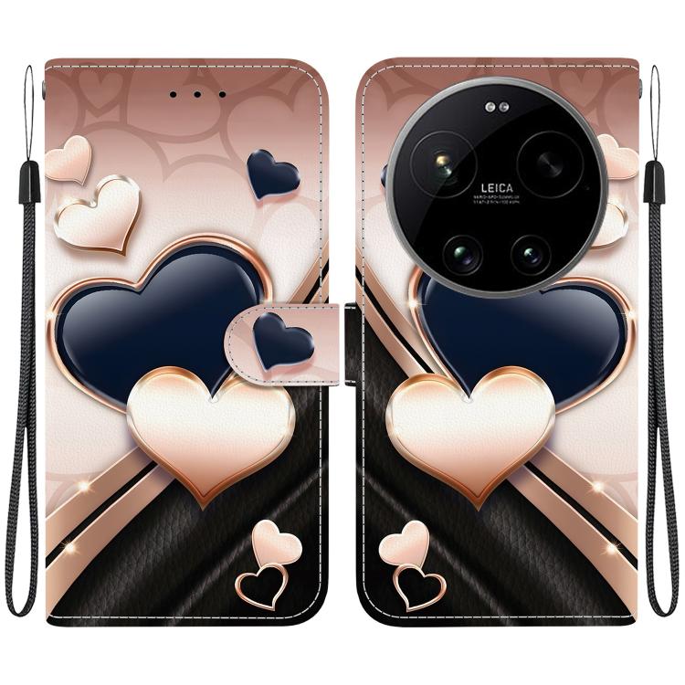 For Xiaomi 17 Ultra Crystal Texture Colored Drawing Leather Phone Case(Love Heart)
For Xiaomi 17 Ultra Crystal Texture Colored Drawing Leather Phone Case(Love Heart)