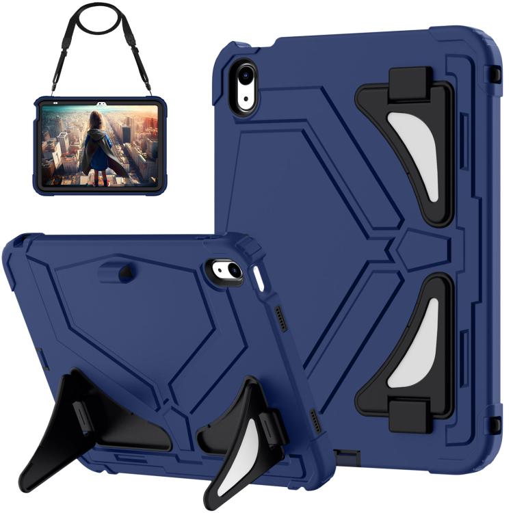 For iPad 2025 / 2022 Black Leopard Silicone Hydric PC Tablet Case with Shoulder Strap(Navy Black)
For iPad 2025 / 2022 Black Leopard Silicone Hydric PC Tablet Case with Shoulder Strap(Navy Black)