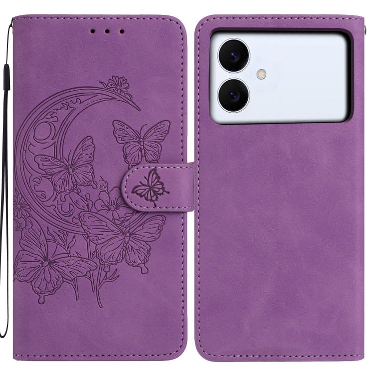 For Samsung Galaxy S26 Edge 5G Moonlit Butterfly Dance Pattern Embossed Leather Phone Case(Purple)
For Samsung Galaxy S26 Edge 5G Moonlit Butterfly Dance Pattern Embossed Leather Phone Case(Purple)