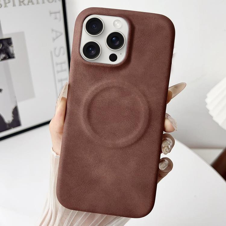 For iPhone 15 Pro Skin Feel Sheepskin MagSafe Magnetic Phone Case(Brown)
For iPhone 15 Pro Skin Feel Sheepskin MagSafe Magnetic Phone Case(Brown)