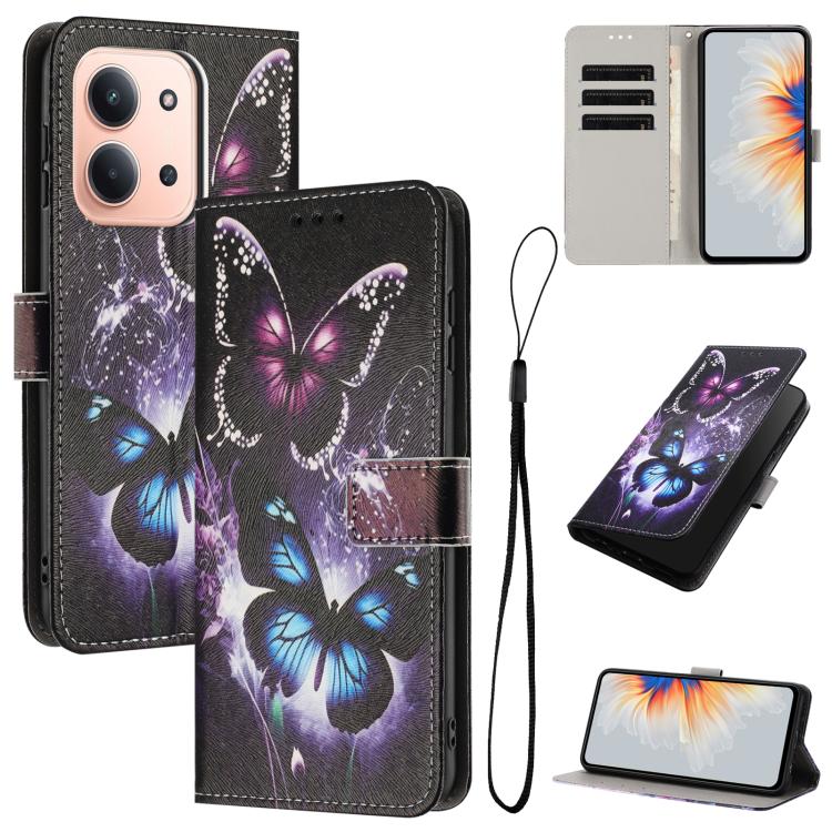 For Redmi 15C 5G / 4G EU 173mm Color Drawing Pattern Leather Phone Case(Two Butterflies)
For Redmi 15C 5G / 4G EU 173mm Color Drawing Pattern Leather Phone Case(Two Butterflies)