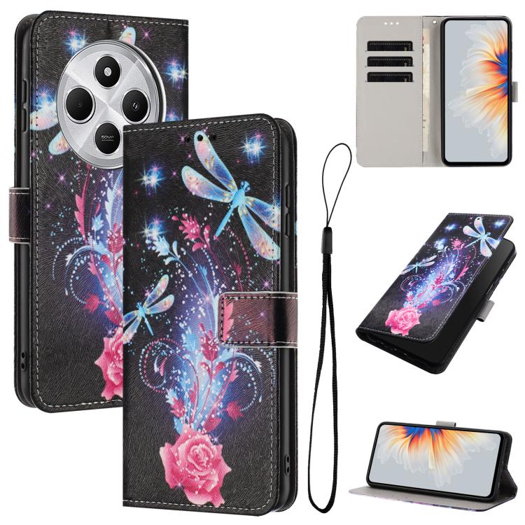 For Redmi 14C 4G / A4 / A3 Pro Color Drawing Pattern Leather Phone Case(Dragonfly)
For Redmi 14C 4G / A4 / A3 Pro Color Drawing Pattern Leather Phone Case(Dragonfly)