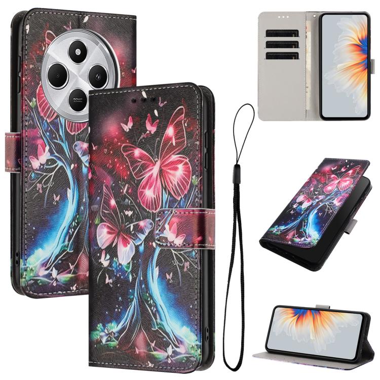 For Redmi 14C 4G / A4 / A3 Pro Color Drawing Pattern Leather Phone Case(Butterfly Tree)
For Redmi 14C 4G / A4 / A3 Pro Color Drawing Pattern Leather Phone Case(Butterfly Tree)