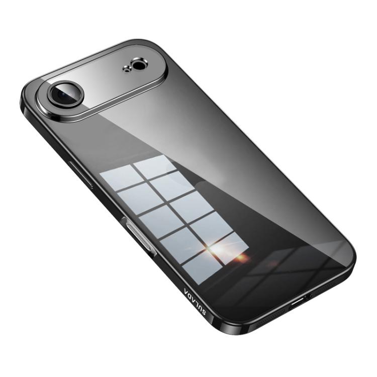 For iPhone Air SULADA Shine Through Series Plating TPU Transparent Phone Case(Space Black)
For iPhone Air SULADA Shine Through Series Plating TPU Transparent Phone Case(Space Black)