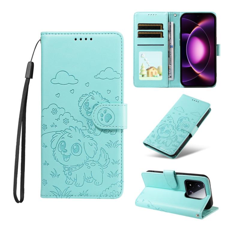 For Xiaomi 17 Max 5G Embossed Heart Dog RFID Blocking Wallet Leather Phone Case(Green)
For Xiaomi 17 Max 5G Embossed Heart Dog RFID Blocking Wallet Leather Phone Case(Green)
