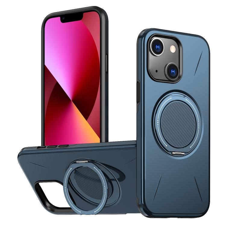 For iPhone 13 Metal Rotation Holder MagSafe TPU Hybrid PC Phone Case(Navy Blue)
For iPhone 13 Metal Rotation Holder MagSafe TPU Hybrid PC Phone Case(Navy Blue)