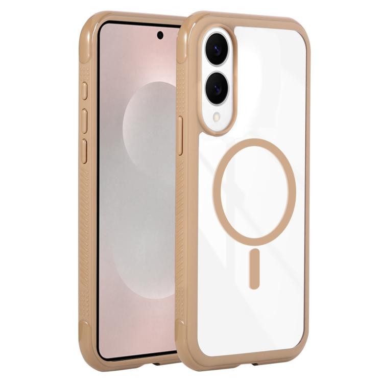 For Samsung Galaxy S25 Edge 5G Solid Color Edge Transparency MagSafe Magnetic Phone Case(Brown)
For Samsung Galaxy S25 Edge 5G Solid Color Edge Transparency MagSafe Magnetic Phone Case(Brown)