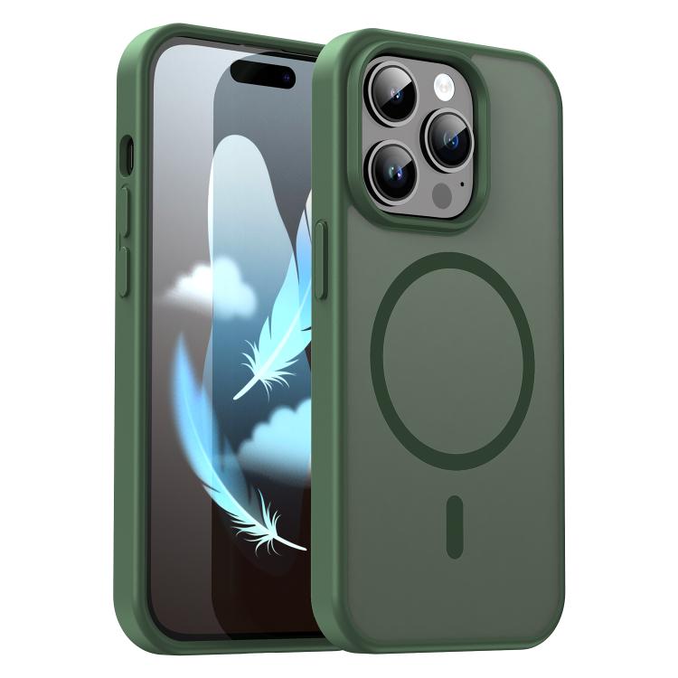 For iPhone 14 Pro Fanying Series PC Hybrid TPU Translucent Frosted MagSafe Phone Case(Olive Green)
For iPhone 14 Pro Fanying Series PC Hybrid TPU Translucent Frosted MagSafe Phone Case(Olive Green)