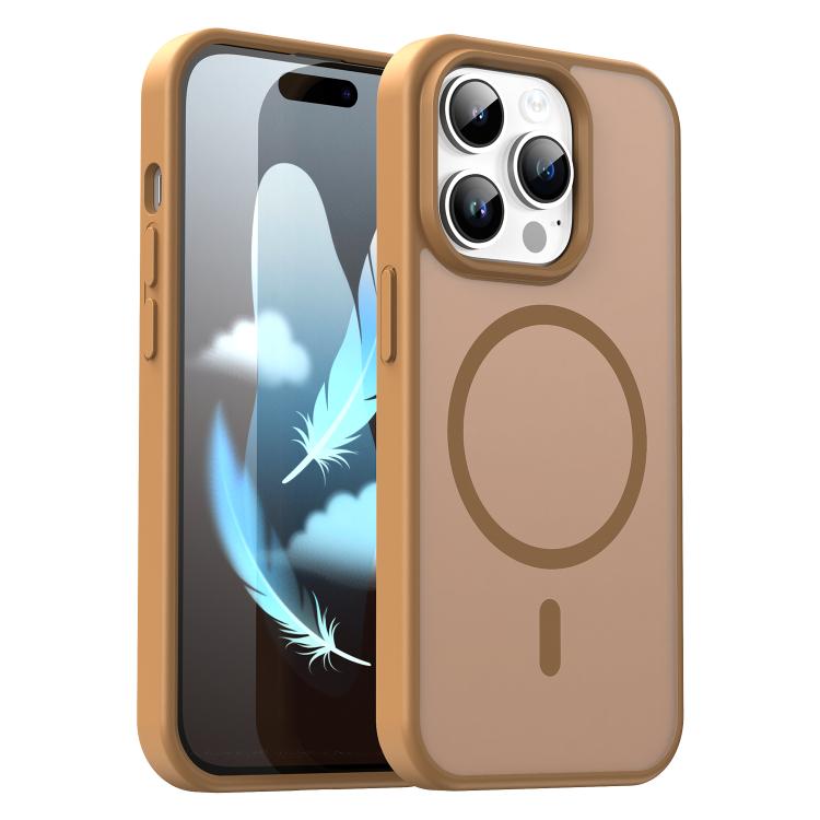 For iPhone 14 Pro Fanying Series PC Hybrid TPU Translucent Frosted MagSafe Phone Case(Desert Gold)
For iPhone 14 Pro Fanying Series PC Hybrid TPU Translucent Frosted MagSafe Phone Case(Desert Gold)