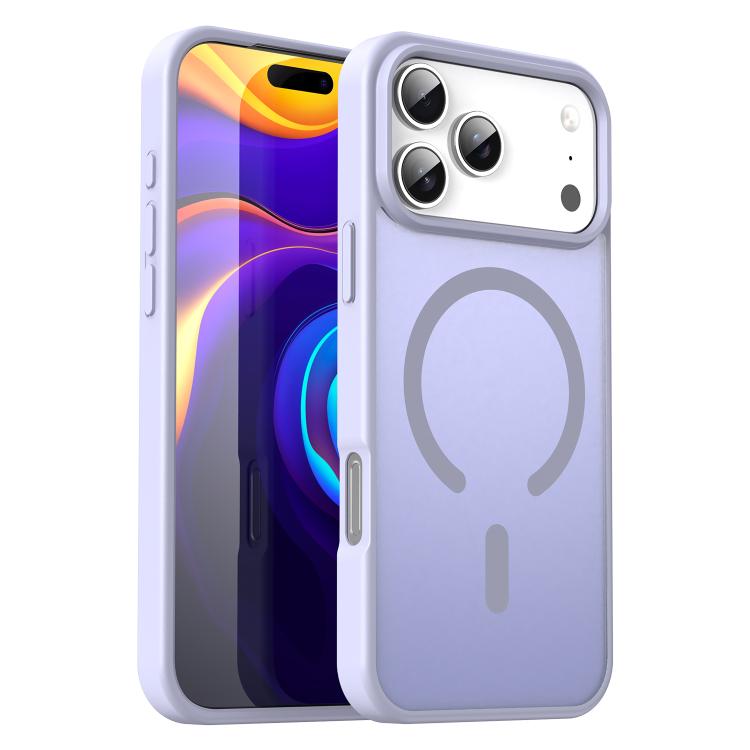 For iPhone 17 Pro Max Fanying Series PC Hybrid TPU Translucent Frosted MagSafe Phone Case(Lavender)
For iPhone 17 Pro Max Fanying Series PC Hybrid TPU Translucent Frosted MagSafe Phone Case(Lavender)