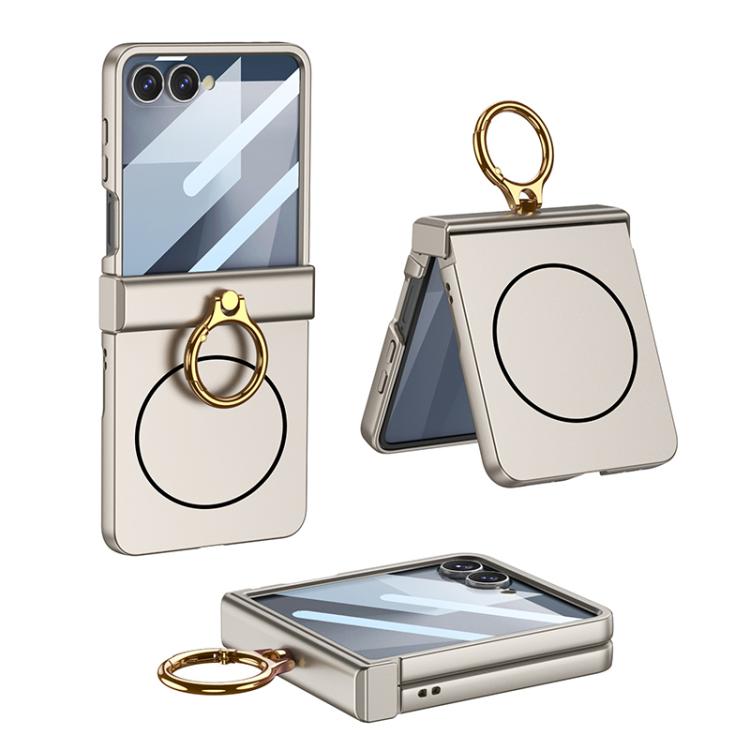 For Samsung Galaxy Z Flip7 5G GKK Integrated MagSafe Ultra-thin Hinge Full Coverage Phone Case with Ring(Titanium Gray)
For Samsung Galaxy Z Flip7 5G GKK Integrated MagSafe Ultra-thin Hinge Full Coverage Phone Case with Ring(Titanium Gray)