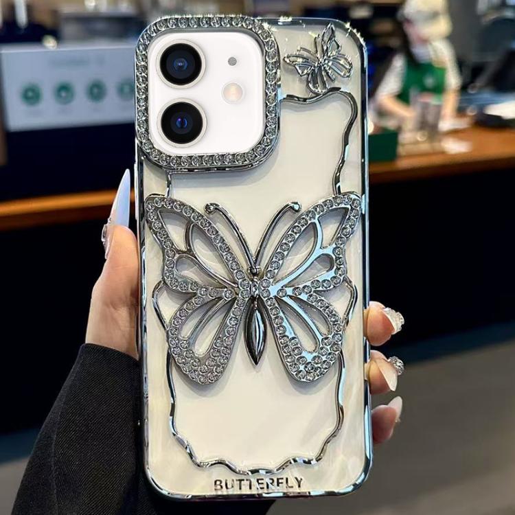 For iPhone 11 Hollow Butterfly Electroplating TPU Phone Case(Silver)
For iPhone 11 Hollow Butterfly Electroplating TPU Phone Case(Silver)
