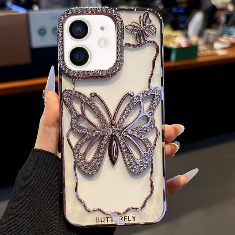 For iPhone 12 Hollow Butterfly Electroplating TPU Phone Case(Rose Gold)
For iPhone 12 Hollow Butterfly Electroplating TPU Phone Case(Rose Gold)