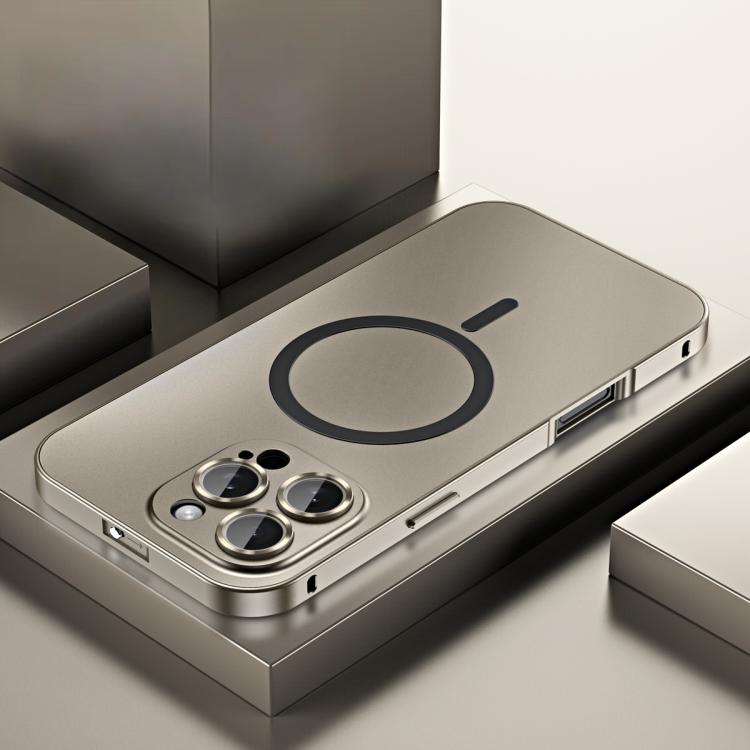 For iPhone 16 Pro Spring Buckle MagSafe Magnetic Metal Phone Case(Titanium)
For iPhone 16 Pro Spring Buckle MagSafe Magnetic Metal Phone Case(Titanium)