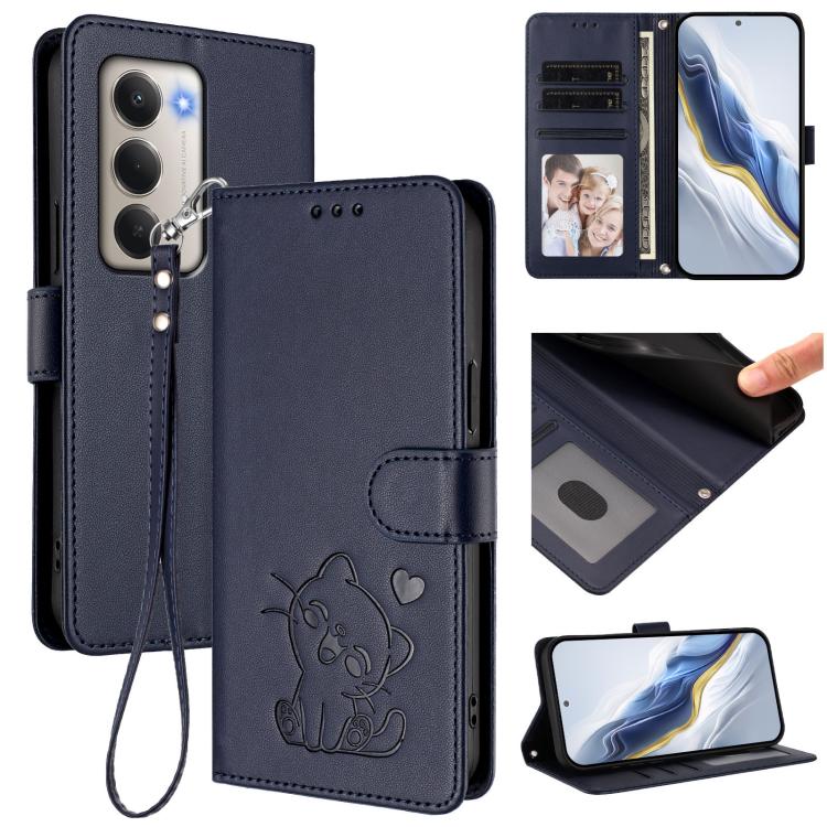For Redmi 15 5G Global / 15 4G SEA 169.5mm Embossed Heart Cat Leather Phone Case with Hand Strap(Blue)
For Redmi 15 5G Global / 15 4G SEA 169.5mm Embossed Heart Cat Leather Phone Case with Hand Strap(Blue)