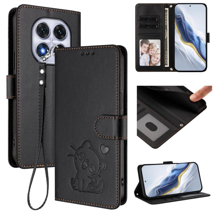 For Redmi Note 14 Pro 4G Global Embossed Heart Cat Leather Phone Case with Hand Strap(Black)
For Redmi Note 14 Pro 4G Global Embossed Heart Cat Leather Phone Case with Hand Strap(Black)