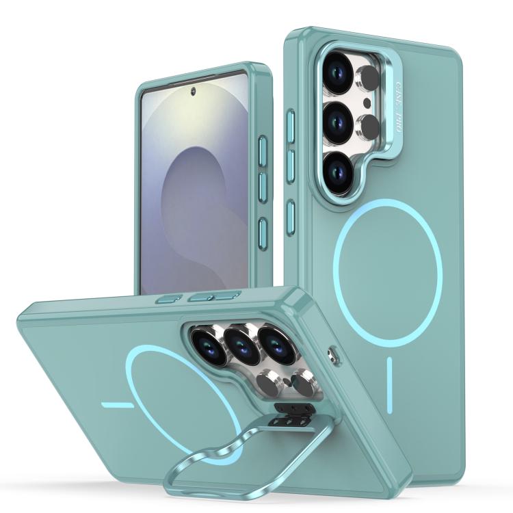 For Samsung Galaxy S26 Ultra 5G Bright Color Imitation Camera Bracket Magsafe Phone Case(Riptide Blue)
For Samsung Galaxy S26 Ultra 5G Bright Color Imitation Camera Bracket Magsafe Phone Case(Riptide Blue)