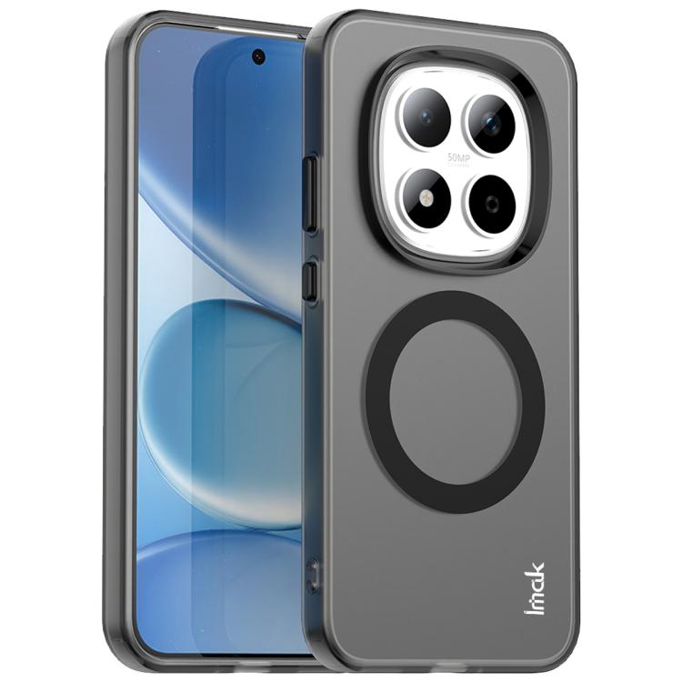 For Redmi Note 15 Pro 5G Global 163.6 IMAK Chocolate Series TPU + PET MagSafe Phone Case(Black)
For Redmi Note 15 Pro 5G Global 163.6 IMAK Chocolate Series TPU + PET MagSafe Phone Case(Black)