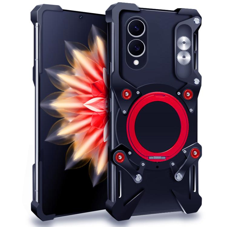 For Samsung Galaxy S25 Edge 5G Mechanical Arm Rotating Bracket Hollow Metal Phone Case(Black)
For Samsung Galaxy S25 Edge 5G Mechanical Arm Rotating Bracket Hollow Metal Phone Case(Black)